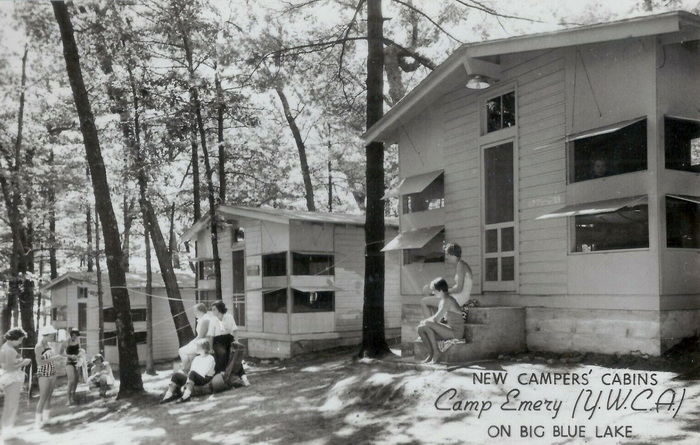 Camp Emery YWCA - Old Postcard View (newer photo)